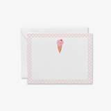 Ice Cream Flat Notecards [Sets of 8]