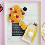 Cursive ABCs Paper Cocktail Napkin