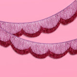 Tickled Pink Fringe Banner