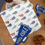 Dads Rule Megaphone Napkin