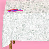 Merry Christmas Coloring Paper Tablecloth