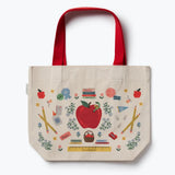 Schoolhouse East West Canvas Tote Bag