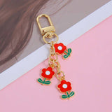 Cute Three Little Flower Keychains
