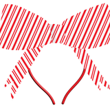 Peppermint Pop Jumbo Bow Headband