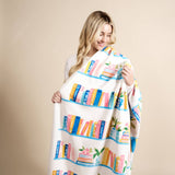 Snuggle Up Plush Blanket–Book Shelfie