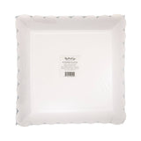 Plaid Scalloped Edge Plate