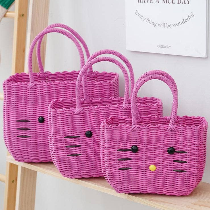PVC cat beach bag basket