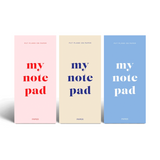 Joy Set of 3 List Notepads