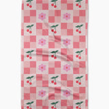 Floral and Cherries Tea Towel