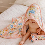Premium Baby Knit Hooded Towel - Penelope
