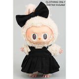 PLEATED DRESS WITH MATCHING BOW LABUBU OUTFIT ONLY