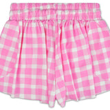 Pink Gingham Butterfly Shorts (Large (14))