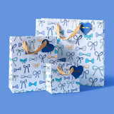Gift Bags - Blue Bows