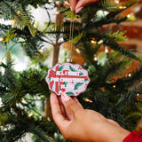 Scallop Ornament - All I Want for Xmas