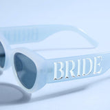 Something Blue Sunnies - bride embossed sunglasses, bride gift, bachelorette party