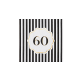 60TH BIRTHDAY COCKTAIL NAPKINS