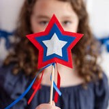 DIY Patriotic Wands