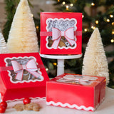 Red and Pink Cookie Box with bow