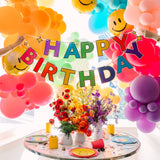 SPRINKLES & SMILES RAINBOW HAPPY BIRTHDAY BANNER