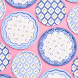Blue White Coastal Plates