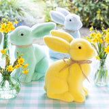 Blue Grass Bunny Decoration