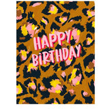 CHEETAH BIRTHDAY - Note Card