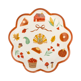 Harvest Icons Paper Plates