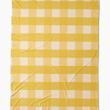 Lemonade Gingham Butter Blanket