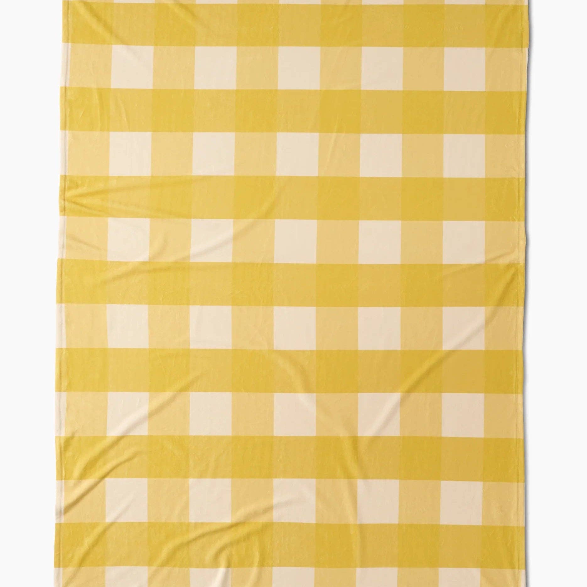 Lemonade Gingham Butter Blanket