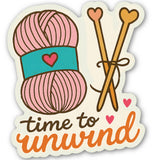 Time to Unwind Sticker