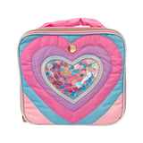 "Taylor" Quilted Hearts Confetti Lunchbox