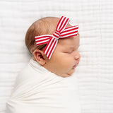 Classic Bow - Red Stripe Petite