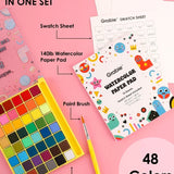 All-In-One Watercolor Set of 48