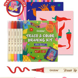 Trace & Color Drawing Kit