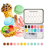 Watercolor Pocket Set Of 12 With Brush - Dessert Colors