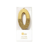 We Heart Gold Birthday Candle- 0