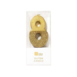 We Heart Gold Birthday Candle- 8