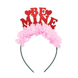 Be Mine Valentines Party Crown (Red/Pink)