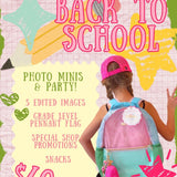 8/4 Back to School Photo Minis & Craft Party