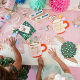 Baking Spirits Bright Dark Green Scalloped Large Plates