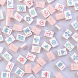 Classic Mahjong Tile Set - Rose