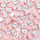 Classic Mahjong Tile Set - Rose