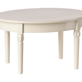 Vintage dining table, Mouse - Off white