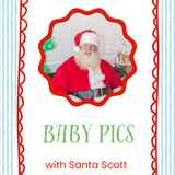 Baby Pics with Santa Scott