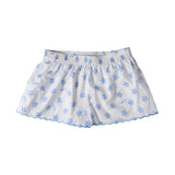 Cotton Sateen Scalloped Short