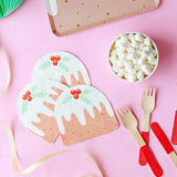 Baking Spirits Bright Figgy Pudding Petite Napkins