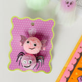Monster Mash Fuzzy Bat + Spider Hair Clip Set