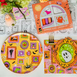 Monster Mash Die-Cut Ghost Frame Guest Napkins
