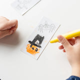 Monster Mash Window Cling + Crayon Set
