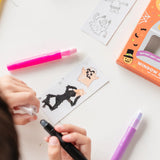Monster Mash Window Cling + Crayon Set